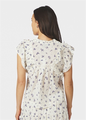 Jayla small blossom top White Blue Neo Noir 